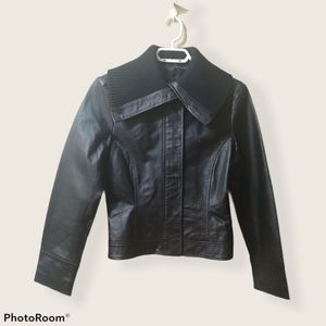 Le Chateau, S, Black Leather Jacket